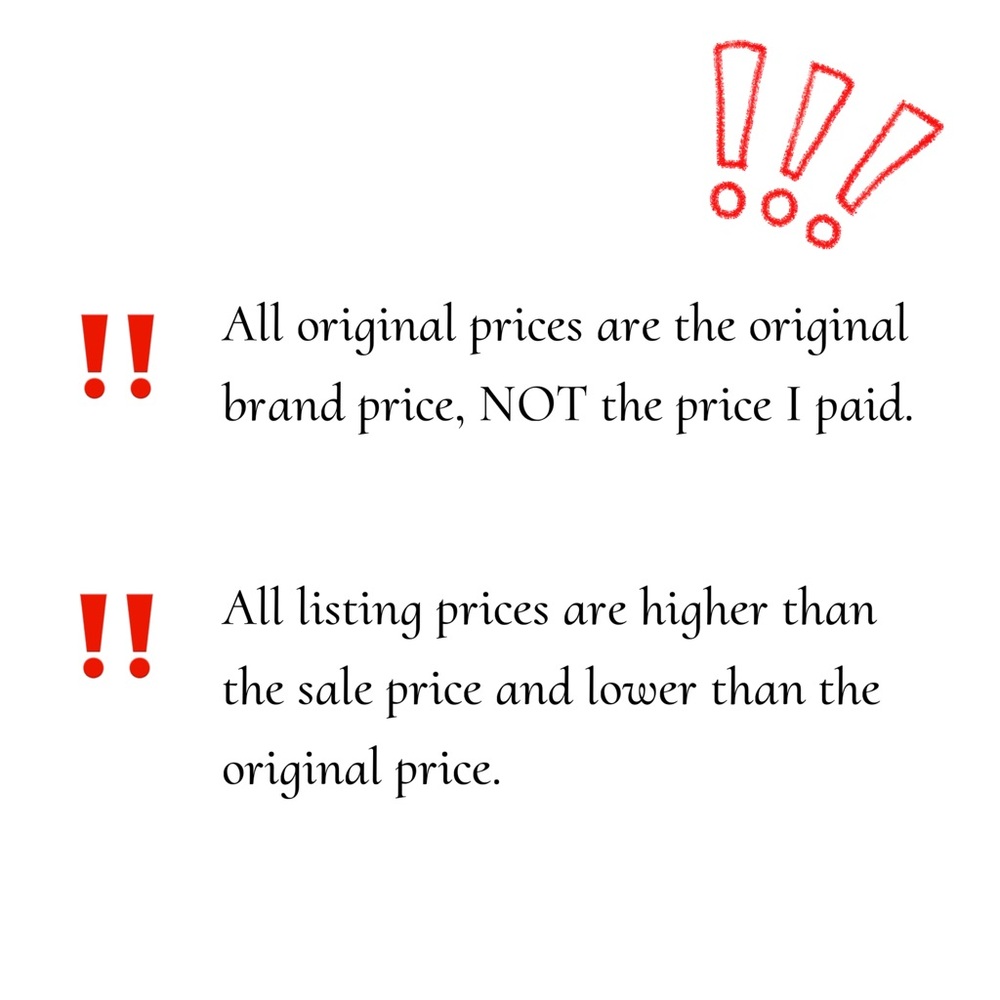 ‼️ Seller Listing Info